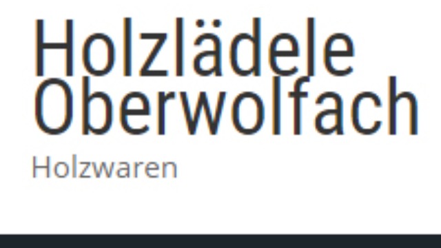 Holzlädele Oberwolfach Logo