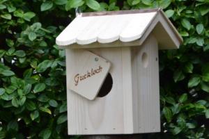 Nistkasten Kohlmeise mit Guckloch Logo